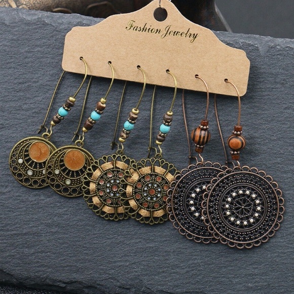 Unbranded Jewelry - Boho Earrings Set Trio #2035